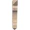 Ekena Millwork Merced Arts & Crafts Rough Sawn Bracket, Douglas Fir, 6"W x 26"D x 38"H BKT06X26X38MRC03RDF - alternate 4